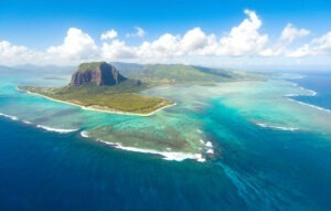 Beautiful island in Mauritius